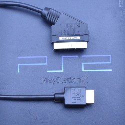 PlayStation 2 PS2 RGB SCART PACKAPUNCH cable sync on luma